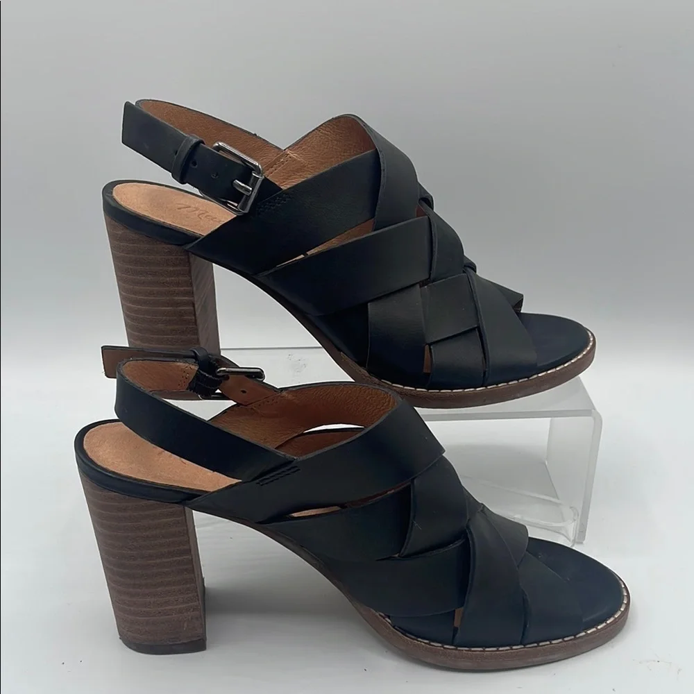 Madewell Women's Black Cindy Sandals, size 5.5